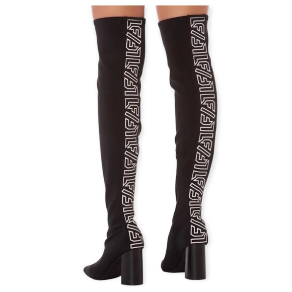 Jeffrey Campbell Shoes - Jeffrey Campbell x LF Siren Over the Knee neoprene boot Size 8M